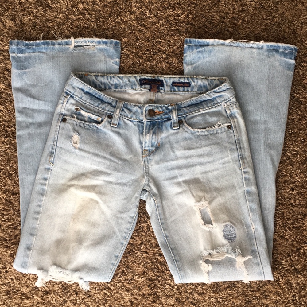 Aeropostale Blue Ripped Jeans
